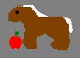 Horsie with apple